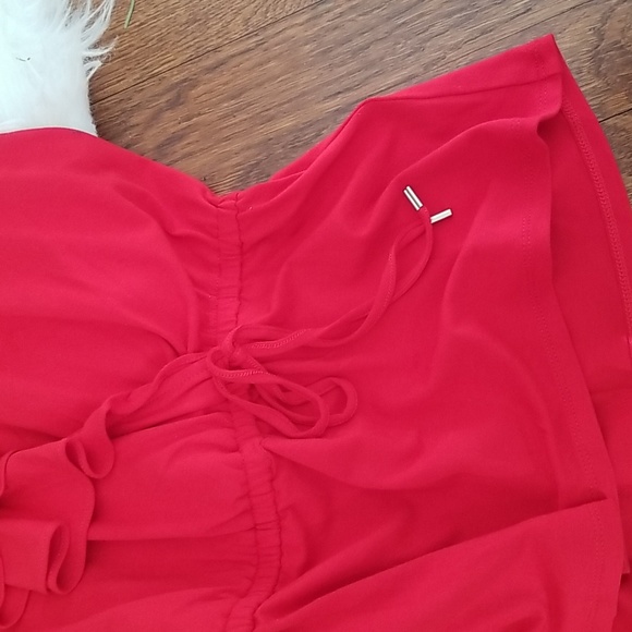 Ralph Lauren red sleeveless blouse size Large new with tags - Picture 3 of 6